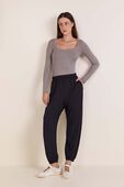 BeCalm Oversied Mid-Rise Pant